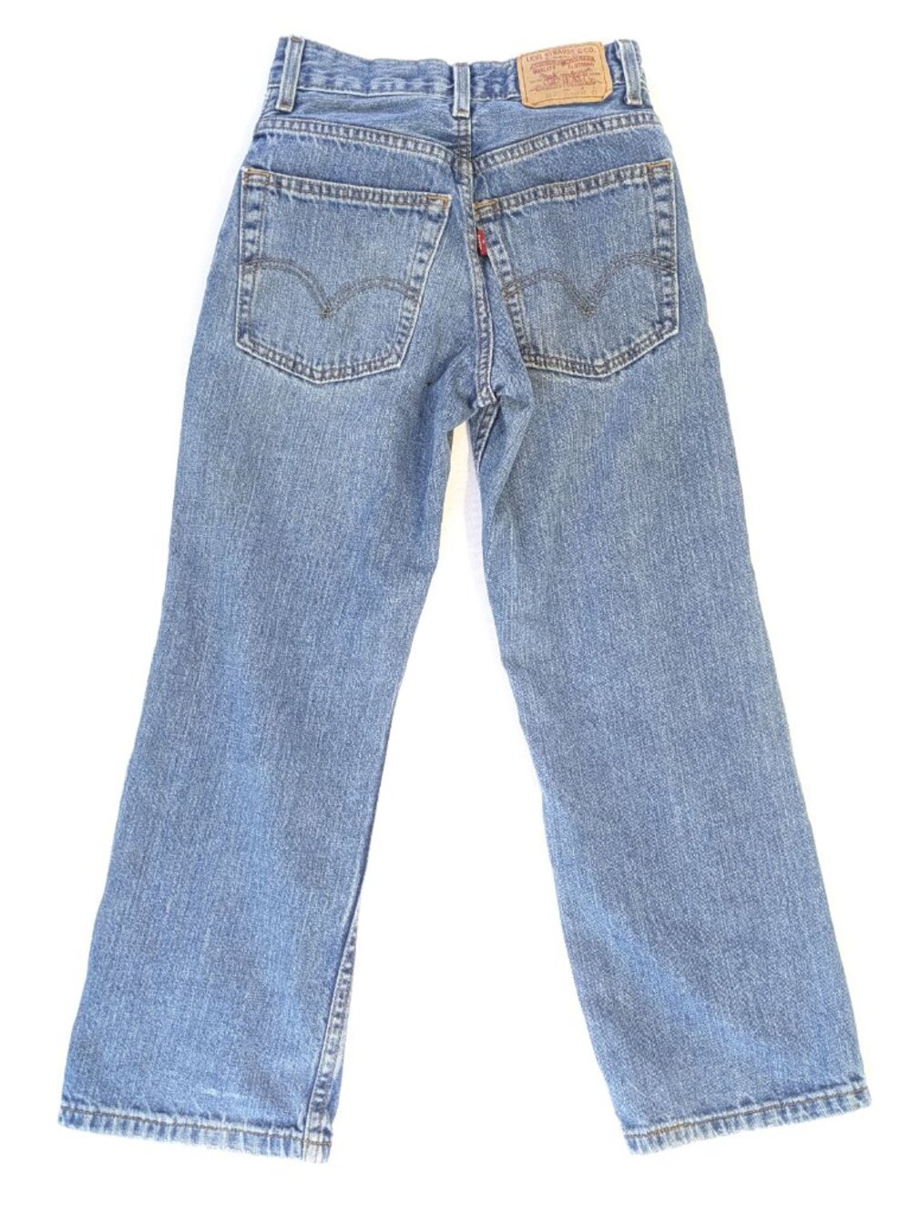 Levi's 569 Jeans - Youth 10 Slim 23x25 - Boy's Girl's Blue Loose Strait Denim